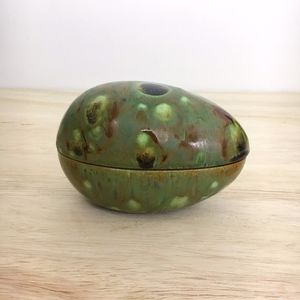 Ceramic Handmade Egg Trinket/Jewelry Box